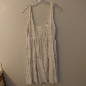 White sun dress